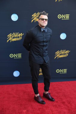 24 Mart 2018 Cumartesi günü Las Vegas 'taki Orleans Resort' ta düzenlenen 33. Yıldız Ödülleri Kırmızı Halı sırasında ünlüler.