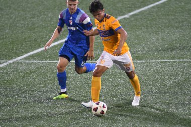 Atlanta United sunucusu Tigres & MLS Homegrown takımları 31 Temmuz 2018 'de Atlanta, Georgia' da düzenlenen MLS All Star haftasında.
