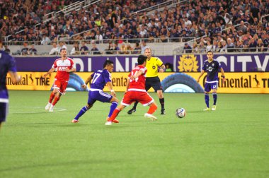 Orlando City SC, 8 Mayıs 2015 'te Florida' daki Kamp Dünyası Stadyumu 'nda Los Angeles Galaksisi' ne ev sahipliği yaptı.. 