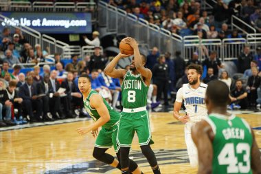 Orlando Magic, Boston Celtics 'i 24 Ocak 2020' de Orlando, Florida 'da Amway Center' da ağırladı. 