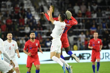 Amerikan Futbol Takımı 15 Kasım 2019 Cuma günü Orlando Florida 'daki Exploria Stadyumu' nda oynanan Concacaf Uluslar Ligi karşılaşmasında Kanada 'ya ev sahipliği yapmaktadır.