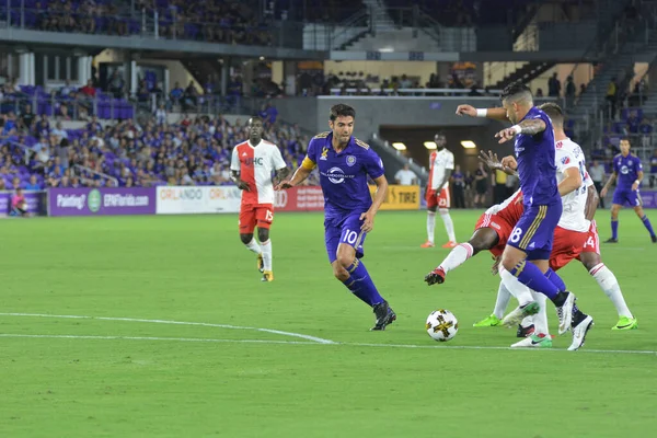 Orlando City Värd För New England Revolution Orlando City Stadium — Stockfoto