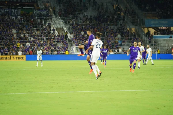 Orlando City Hostí Philadelphia Union Stadionu Exploria Orlandu Floridě Středu — Stock fotografie