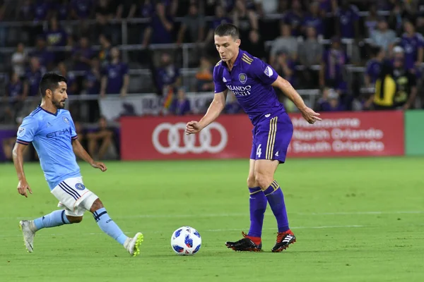 Orlando City 26 Temmuz 2018 'de Florida Exploria Stadyumu' nda NYC FC 'ye ev sahipliği yaptı. Fotoğraf: Marty Jean-Louis