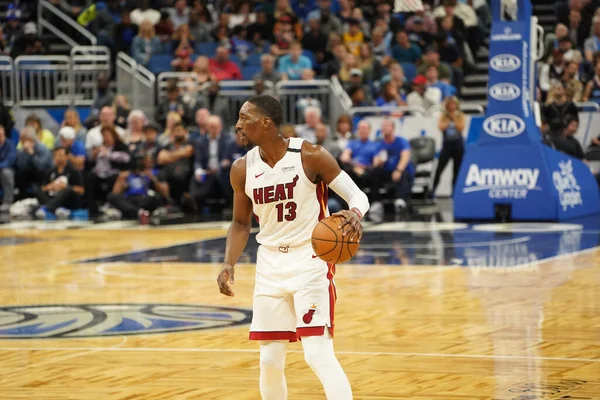 Orlando Magic Hospeda Miami Heat Amway Center Orlando Florida Sábado — Fotografia de Stock