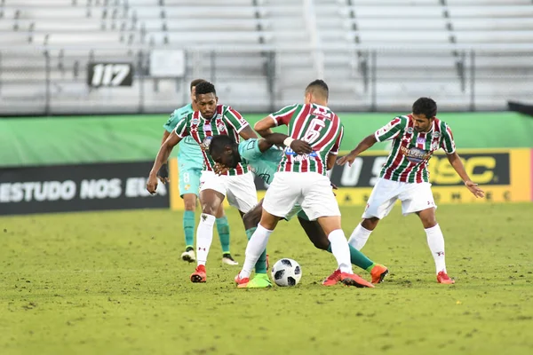 Fluminense Barcelona Tijdens Florida Cup Het Spectrum Stadion Januari 2018 — Stockfoto