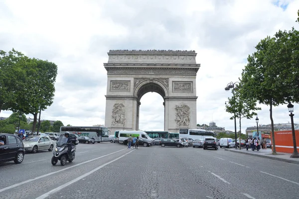 Die Verschönerte Stadt Paris Frankreich Mai 2017 — Stockfoto