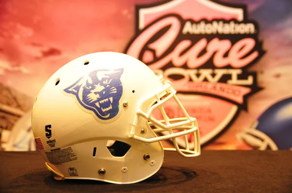 Georgia State Football Squadra Prepara Cure Bowl Come Affrontano San — Foto Stock