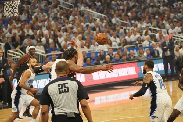 Orlando Magic Hosts Toronto Rapters Время Первого Раунда Плей Офф — стоковое фото