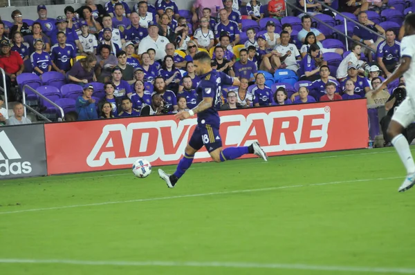 Orlando City Empfängt August 2017 Die Vancouver Whitecaps Orlando City — Stockfoto