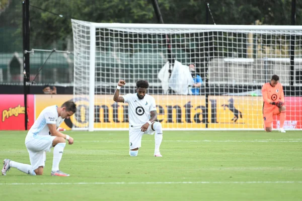 Sporting Kansas City Face Minnesota United Podczas Mls Powraca Turniej — Zdjęcie stockowe