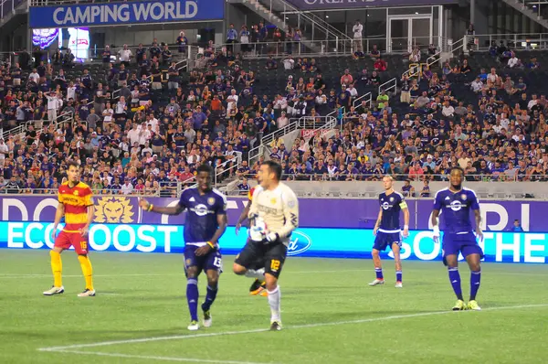 Orlando City Hostí Fort Lauderdale Strikers Stadionu Camping World Stadium — Stock fotografie