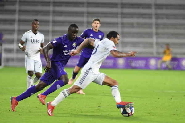 Orlando City Recebe Nova Inglaterra Orlando City Stadium Orlando Quarta — Fotografia de Stock