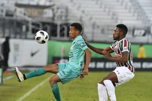 Fluminense, Florida Kupası 'nda 15 Ocak 2018' de Orlando Florida 'da oynanan Spektrum Stadyumu' nda Barcelona SC 'ye karşı..