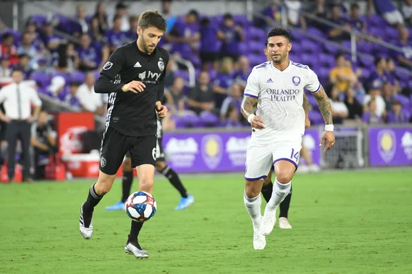 Orlando City SC 14 Ağustos 2019 Çarşamba günü Exploria Stadyumu 'nda Sporting Kansas SC' ye ev sahipliği yaptı.