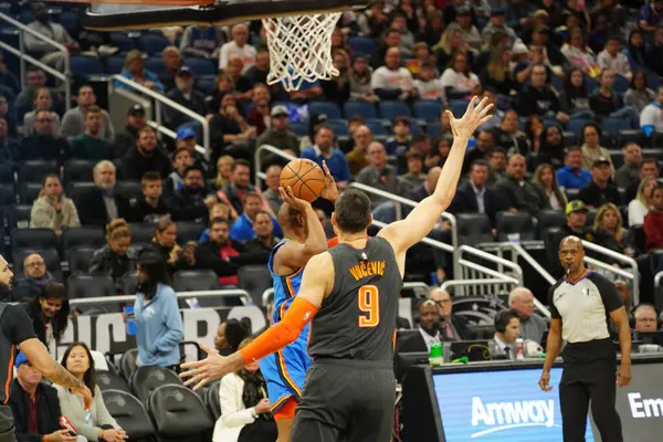 Orlando Magic Ospita Oklahoma Thunder All Amway Center Orlando Florida — Foto Stock