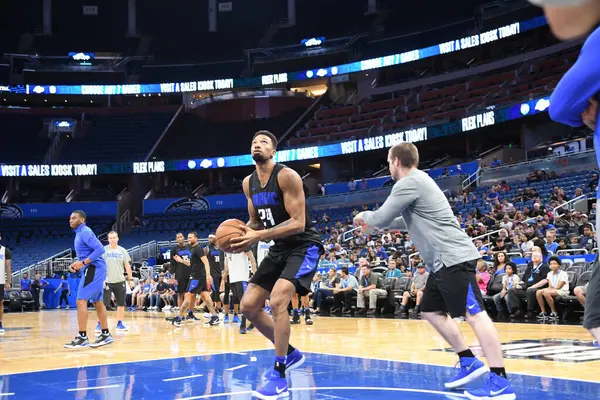 Orlando Magic Проводить Практичну Сесію Amway Center Орландо Флорида Жовтня — стокове фото