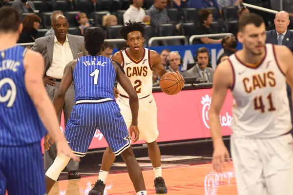 Orlando Magic Accueille Les Cavaliers Cleveland Amway Center Orlando Floride — Photo