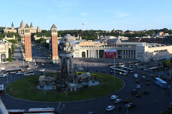 Utsikt Över Barcelona Stad Stadsbild — Stockfoto