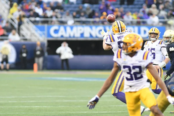 Notre Dame Enfrentará Lsu Durante Citrus Bowl Camping World Stadium —  Fotos de Stock