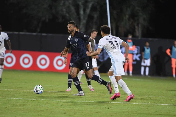 Mls Sırasındaki Minnesota United Ile Karşılaşan Kansas City Temmuz 2020 — Stok fotoğraf