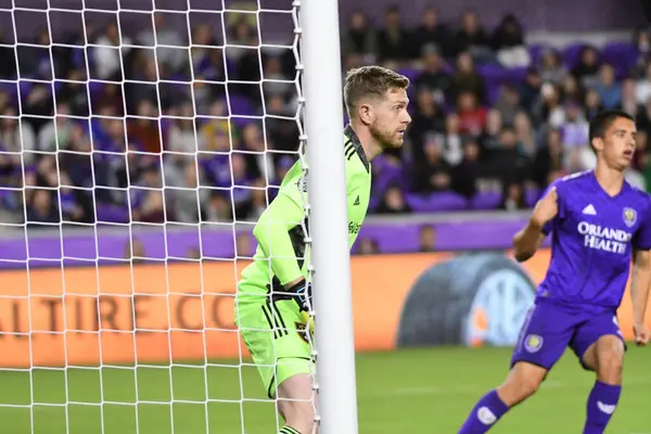 Orlando City Hospeda Real Salt Lake Estádio Exploria Sábado Fevereiro — Fotografia de Stock