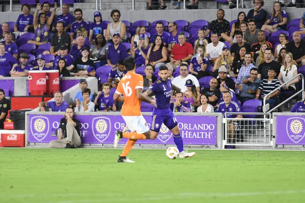 Orlando City Gospodarzem Houston Dynamo Exploria Stadium Orlando Florida Dniu — Zdjęcie stockowe