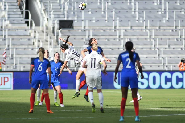 Frankrijk Neemt Deel Aan Shebelives Cup Het Orlando City Stadium — Stockfoto