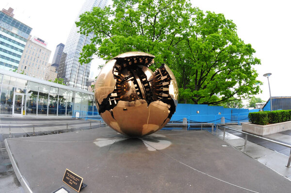 Широкоугольный вид на Нью-Йорк на Май 24, 2016. 