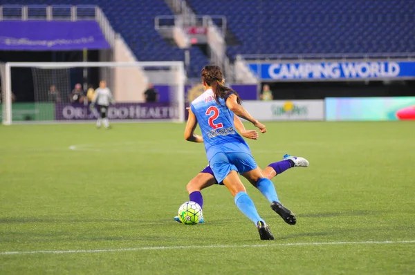 Orlando Pride Accueille Les Chicago Stars Camping World Stadium Juillet — Photo