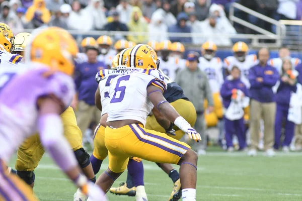 Notre Dame Affronte Les Lsu Lors Citrus Bowl Camping World — Photo