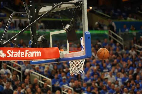 Orlando Magic Recebe Toronto Rapters Durante Rodada Playoffs Nba Amway — Fotografia de Stock