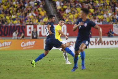 ABD Kolombiya 'ya karşı Raymond James Stadyumu' nda 11 Ekim 2018 'de.  