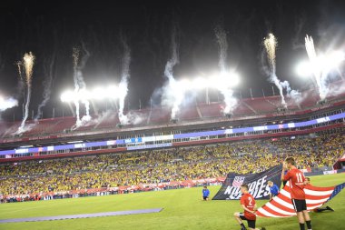 ABD Kolombiya 'ya karşı Raymond James Stadyumu' nda 11 Ekim 2018 'de. 