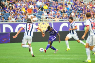 Orlando City SC, 15 Temmuz 2015 tarihinde Orlando Florida 'daki Kamp Dünyası Stadyumu' nda West Bromwich Albion 'a ev sahipliği yaptı..