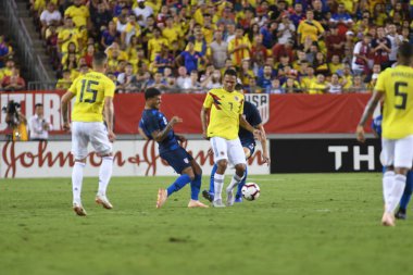 ABD Kolombiya 'ya karşı Raymond James Stadyumu' nda 11 Ekim 2018 'de.  