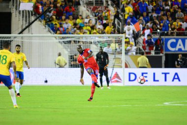 Brezilya, 8 Haziran 2016 tarihinde Orlando Florida 'daki Copa America Centenario' da Haiti ile karşılaştı..