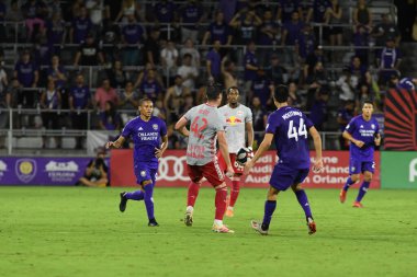 Orlando City 21 Temmuz 2019 tarihinde Florida, Orlando 'da Exploria Stadyumu' nda New York Red Bulls 'a ev sahipliği yaptı..