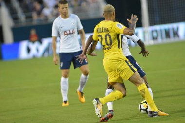 Paris Saint-Germain, Tottenham Hotspur 'a karşı 22 Temmuz 2017' de Orlando Florida 'daki Citrus Bowl' da.  