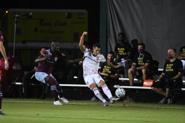 Real Salt Lake, 12 Temmuz 2020 'de Orlando Florida' da düzenlenen MLS Sırt Turnuvası sırasında Colorado Rapids ile karşı karşıya. 