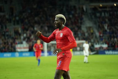 Amerikan Futbol Takımı 15 Kasım 2019 Cuma günü Orlando Florida 'daki Exploria Stadyumu' nda oynanan Concacaf Uluslar Ligi karşılaşmasında Kanada 'ya ev sahipliği yapmaktadır.