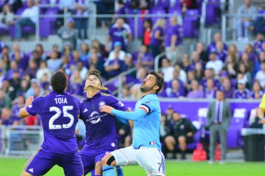 Orlando City, 5 Mart 2017 'de Orlando City Stadyumu' nda NYC FC 'ye ev sahipliği yaptı..