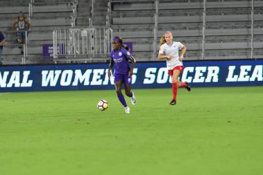 Orland Pride, 25 Ağustos 2018 'de Orlando Florida' daki Exploria Stadyumu 'nda Chicago Red Stars' a ev sahipliği yapıyor..  