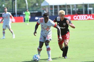 Toronto FC, 13 Temmuz 2020 tarihinde Orlando Florida 'daki ESPN Wild World of Sports' ta düzenlenen MLS Back Tournament sırasında D.C. United ile karşılaştı. Fotoğraf: Marty Jean-Louis