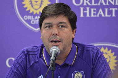 Orlando City SC, Dom Dwyer 'ı tanıtmak için bir basın toplantısı düzenledi..  