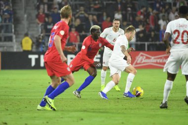 Amerikan Futbol Takımı 15 Kasım 2019 Cuma günü Orlando Florida 'daki Exploria Stadyumu' nda oynanan Concacaf Uluslar Ligi karşılaşmasında Kanada 'ya ev sahipliği yapmaktadır.
