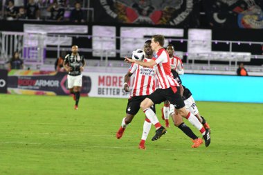 Korintliler, 10 Ocak 2018 'de Orlando City Stadyumu' nda düzenlenen Florida Kupası 'nda PSV Eindhoven' a karşı.. 