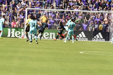 Orlando City SC 20 Nisan 2019 'da Orlando City Stadyumu' nda Vancouver Whitecaps 'a ev sahipliği yapıyor..  