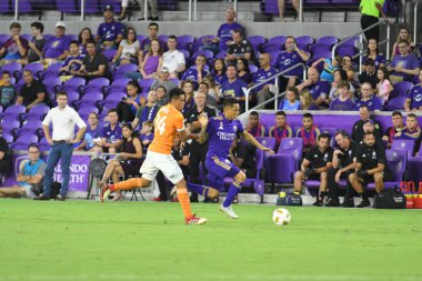 Orlando City SC, 22 Eylül 2018 'de Florida Exploria Stadyumu' nda Houston Dynamo 'yu ağırladı..