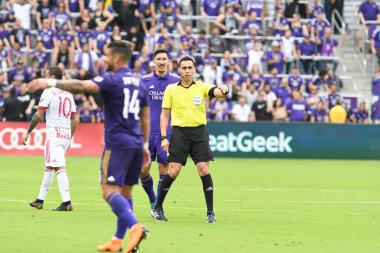 Orlando City, 31 Mart 2018 'de Orlando Florida' daki Exploria Stadyumu 'nda New York Red Bulls' a ev sahipliği yaptı.. 